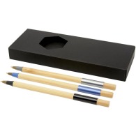 Parure de stylos en bambou, 3 pièces