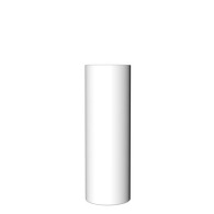 Verre personnalisable tube Long Lime blanc opaque