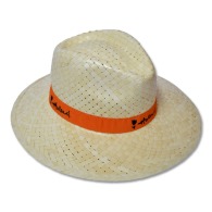 chapeau publicitaire de paille forme Panama