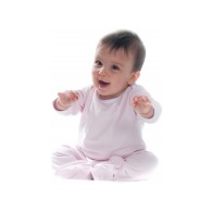 Body personnalisable bébé contrasté manches longues Larkwood