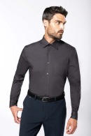 Chemise personnalisable popeline manches longues