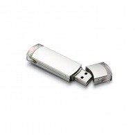 Clé USB personnalisée dans son étui rectangulaire métallique fini satin