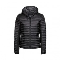 Ladies Hooded Outdoor Crossover - Doudoune capuche Crossover femme