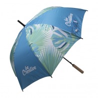 Parapluie rPET personnalisable quadri rond