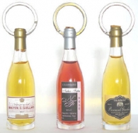 Porte-clés bouteille de vin