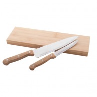 set de couteaux en bambou