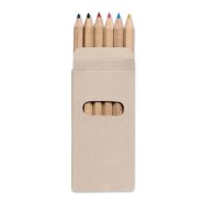 Set 6 crayons de couleur