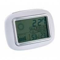 Station météo avec horloge digitale calor