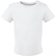 T-shirt publicitaire manches courtes bébé - Blanc