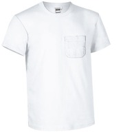 T-shirt personnalisé poche blanc 1er prix