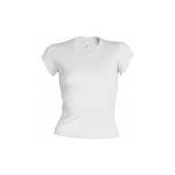 Tee-shirt femme manches courtes encolure ronde Kariban