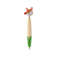 stylo à bille avec animal, renard