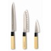 Set 3 couteaux style japonais cadeau d’entreprise