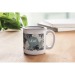 Miniature du produit Mug céramique vintage façon quart émaillé avec impression photo en sublimation 1