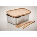  Lunch box en acier inox. 600ml cadeau d’entreprise