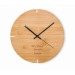  Horloge murale en bambou, horloge écologique publicitaire