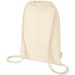 Sac à dos en coton biologique avec cordon - 100 g/m² - GOTS, Gym bag publicitaire