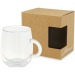 Miniature du produit Mug personnalisable à double paroi en verre 330 ml 0