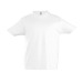 T-shirt col rond enfant blanc 190 g sol's - imperial kids - 11770b, textile enfant publicitaire