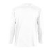 T-Shirt manches longues col rond blanc 150 g SOL'S - Monarch cadeau d’entreprise