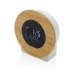 Miniature du produit Horloge bureau en bambou FSC® et plastique recyclé RCS Utah 1
