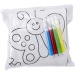 Miniature du produit Tablier enfant personnalisé en polyester à colorier livré avec 4 feutres 2