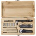 Miniature du produit Boîte à outils de 27 pièces en bambou Elmar 2