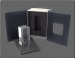 Bloc rectangulaire, bloc de verre presse-papier avec gravure 3D publicitaire