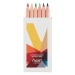 Crayons de couleurs, article de papeterie écologique ou recyclé publicitaire