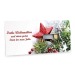 Carte de voeux avec puzzle en bois et feutrine - Carte Père Noël imprimée 4/0, décoration et objet de Noël publicitaire