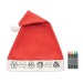 Bonnet de Père Noël enfant à colorier cadeau d’entreprise