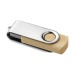 Drehbarer USB-Schlüssel aus Holz 8go, USB-Speichergerät Werbung