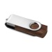 Drehbarer USB-Schlüssel aus Holz 8go Geschäftsgeschenk