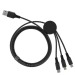 Miniature du produit DABURU - Câble USB-A vers 3-en-1 - Charge Ultra-Rapide 3A 20W 3