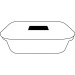 Mini lunchbox en verre 35cl, Lunchbox durable publicitaire