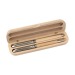 Miniature du produit Parure bois avec stylo bille personnalisable et roller en bois 3
