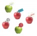 Pomme avec étiquette sur-mesure cadeau d’entreprise