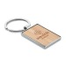 Miniature du produit Porte-clés rectangle bambou et métal 1