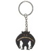 Porte-clés zamac email eco, 45 mm cadeau d’entreprise