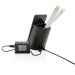 Pot à crayons lumineux avec chargeur sans fil, Porte-téléphone portable et support, socle, base pour smartphone publicitaire