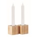 Miniature du produit  2 bougies et support en bambou 0