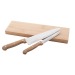 set de couteaux en bambou, couteau de cuisine publicitaire