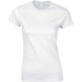 T-shirt femme blanc Gildan, Textile Gildan publicitaire