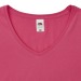 T-Shirt Femme Couleur - Iconic V-Neck, Textile Fruit of the Loom publicitaire