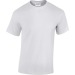 T-shirt manches courtes blanc et naturel Gildan, Textile Gildan publicitaire