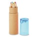 Miniature du produit Tube de 6 crayons de couleur publicitaires 4