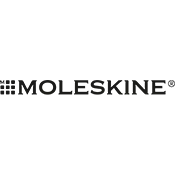 Variété d'objets de la marque Moleskine allant des carnets aux stylos