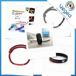 Bracelet publicitaire personnalisé avec votre logo | Goodies Vegea