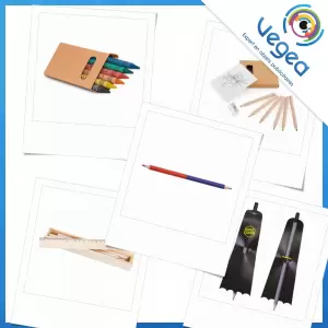 Crayon publicitaire personnalisé avec votre logo | Goodies Vegea