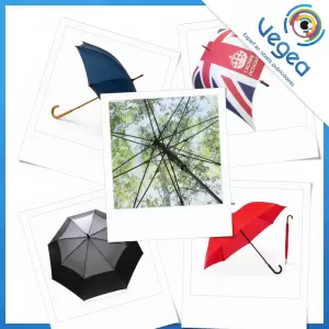 Parapluies publicitaires personnalisés avec votre logo | Goodies Vegea